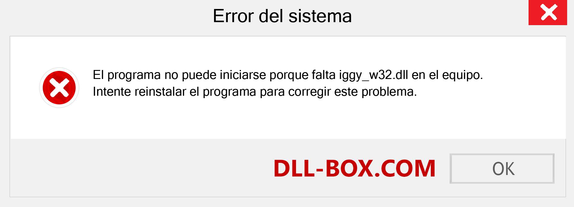 ¿Falta el archivo iggy_w32.dll ?. Descargar para Windows 7, 8, 10 - Corregir iggy_w32 dll Missing Error en Windows, fotos, imágenes